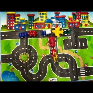 Viking toys play mat with cars